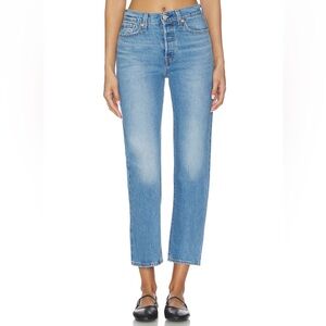 Levi's Wedgie Straight Ankle Jeans